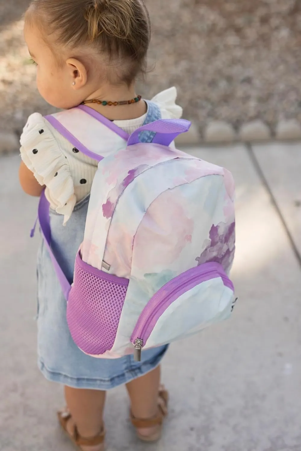 Tiny Twinkle Toddler Backpack – lightweight, waterproof, folds up into pouch. Great for travel, daycare, beach, swim school
