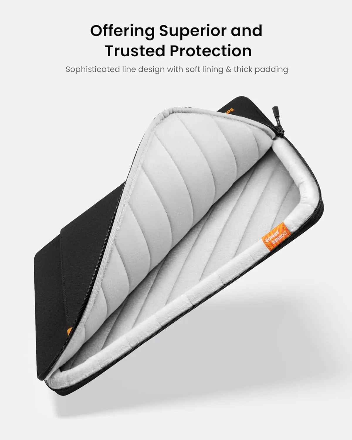 tomtoc 360 Protective Tablet Sleeve for iPad Pro 13-inch (M4) 2024, iPad Air 13-inch (M3/M2) 2025, iPad Pro 12.9-in (6th/5th/4th/3rd Generation) with Magic Keyboard, Water-Resistant iPad Case Bag
