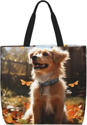 Tote Bag for Women Dolphins Sea Turtle Coral Reef Shoulder Bag with Zipper Handbag Large Capacity Reusable Grocery Bag