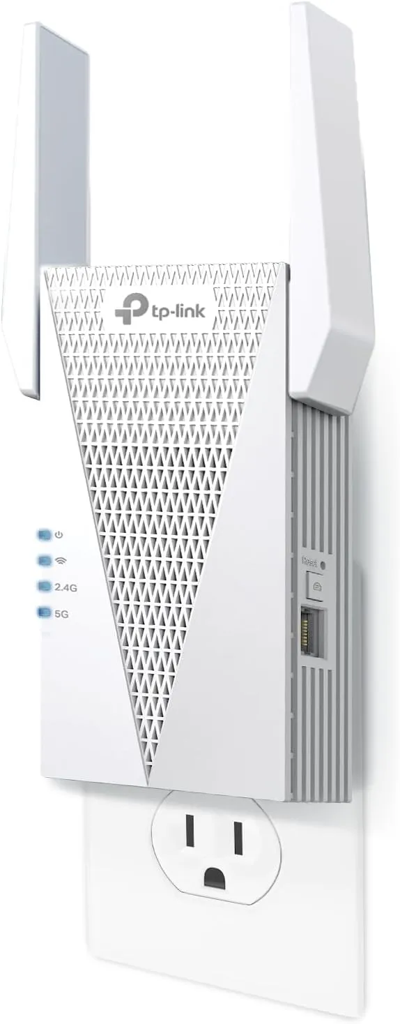 TP-Link AX1800 WiFi 6 Range Extender with Ethernet Port | Internet Signal Booster for Home | Dual-Band Wireless Repeater Amplifier | Access Point Mode | APP Setup | OneMesh Compatible (RE615X)