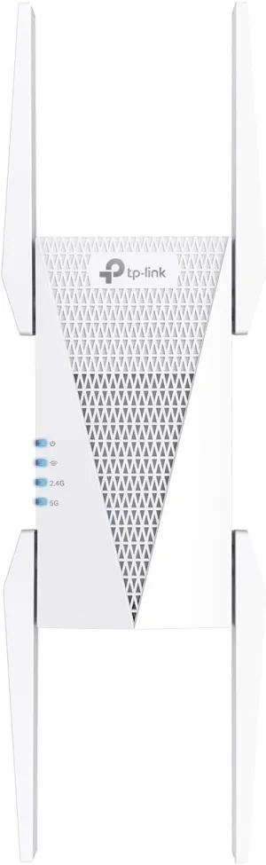 TP-Link AX5400 WiFi 6 Range Extender with Ethernet Port | Internet Signal Booster for Home | Tri-Band Wireless Repeater Amplifier | Built In Access Point Mode | APP Setup | OneMesh Compatible (RE815X)