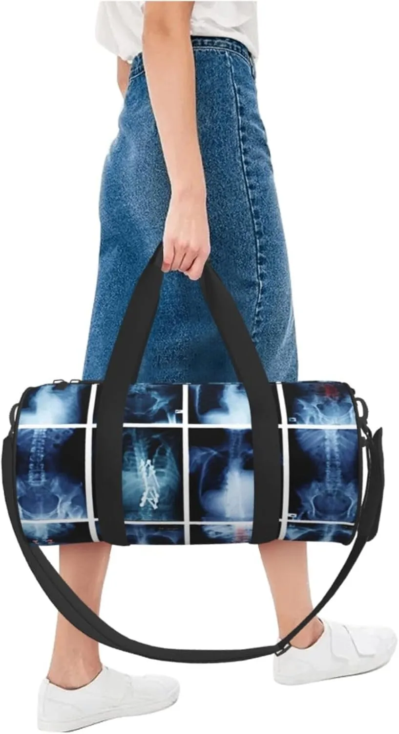 Travel Duffle Bag for Men Women, Anatomy High X Ray Duffle Bags for Sport Gym Overnight Luggage