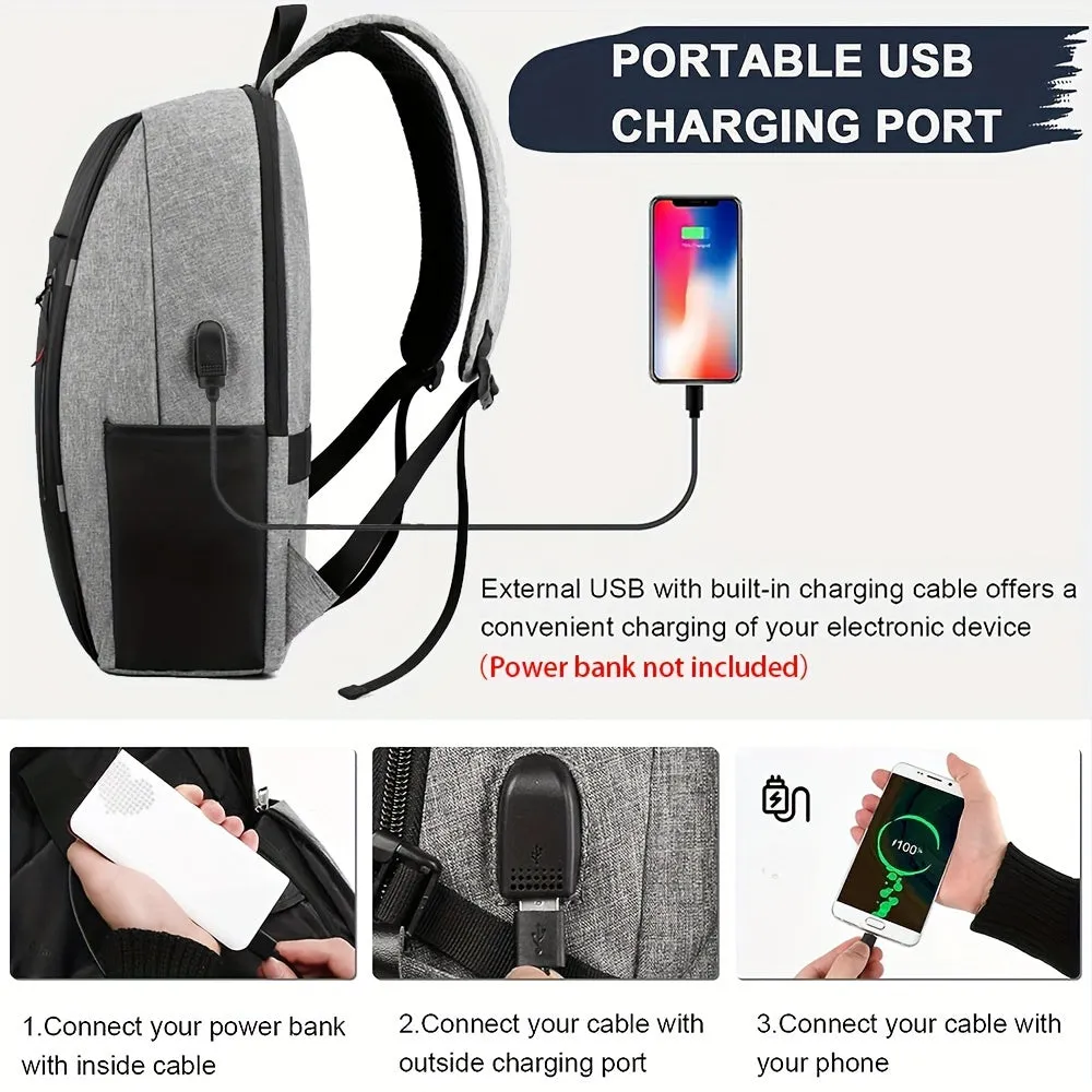 Travel Laptop Backpack Business Durable Backpack College School Bag