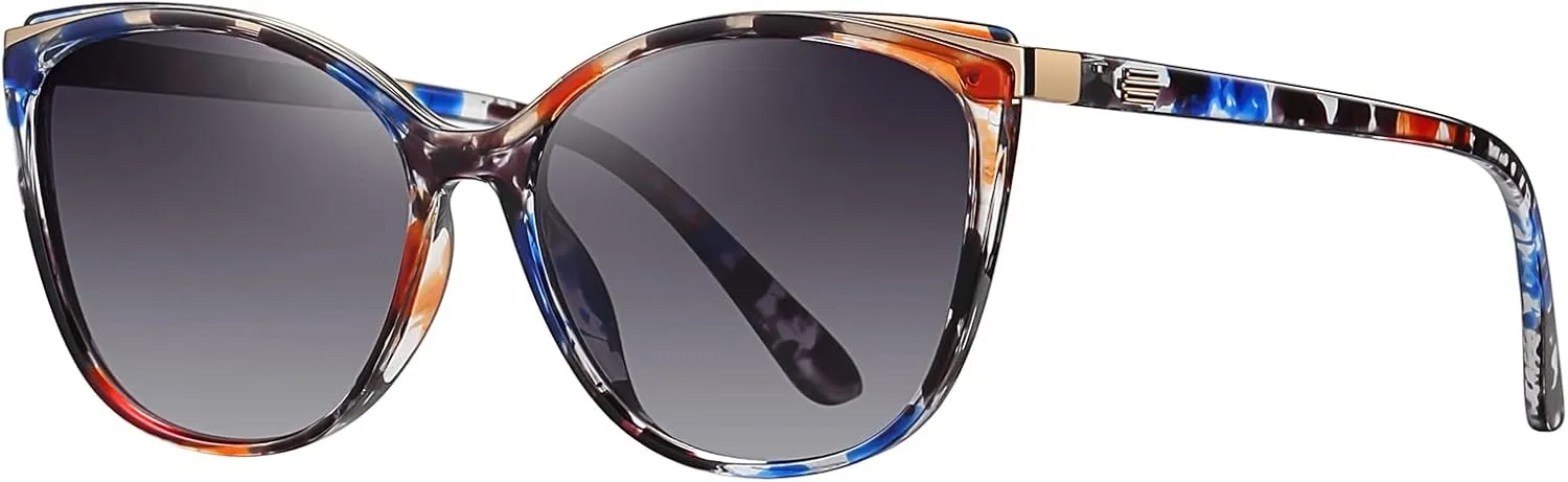 Trendy Cat Eye Sunglasses for Women Fashion Cateye UV400 Protection Glasses CL22017