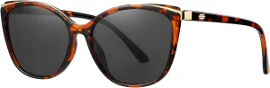 Trendy Cat Eye Sunglasses for Women Fashion Cateye UV400 Protection Glasses CL22017