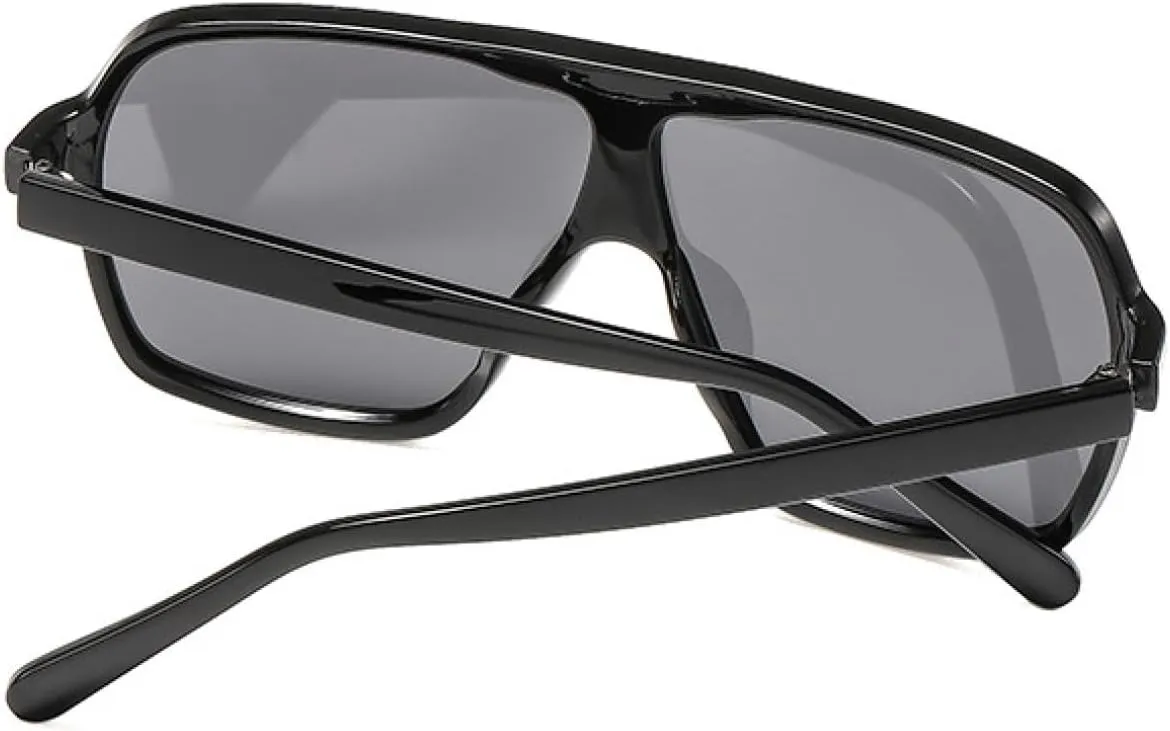 Trendy One Piece Sunglasses Men Women Luxury Big Frame Eyewear Outdoor Driving Shade Sunglasses Unisex Uv400