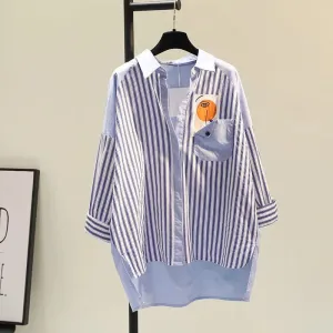 Trendy Striped Shirt for Women Spring 2024