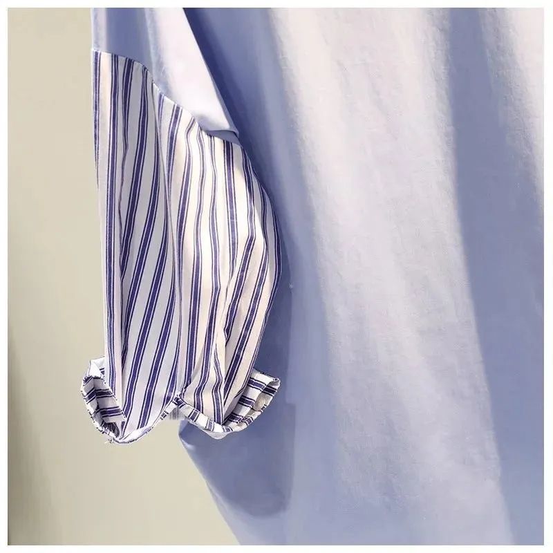 Trendy Striped Shirt for Women Spring 2024