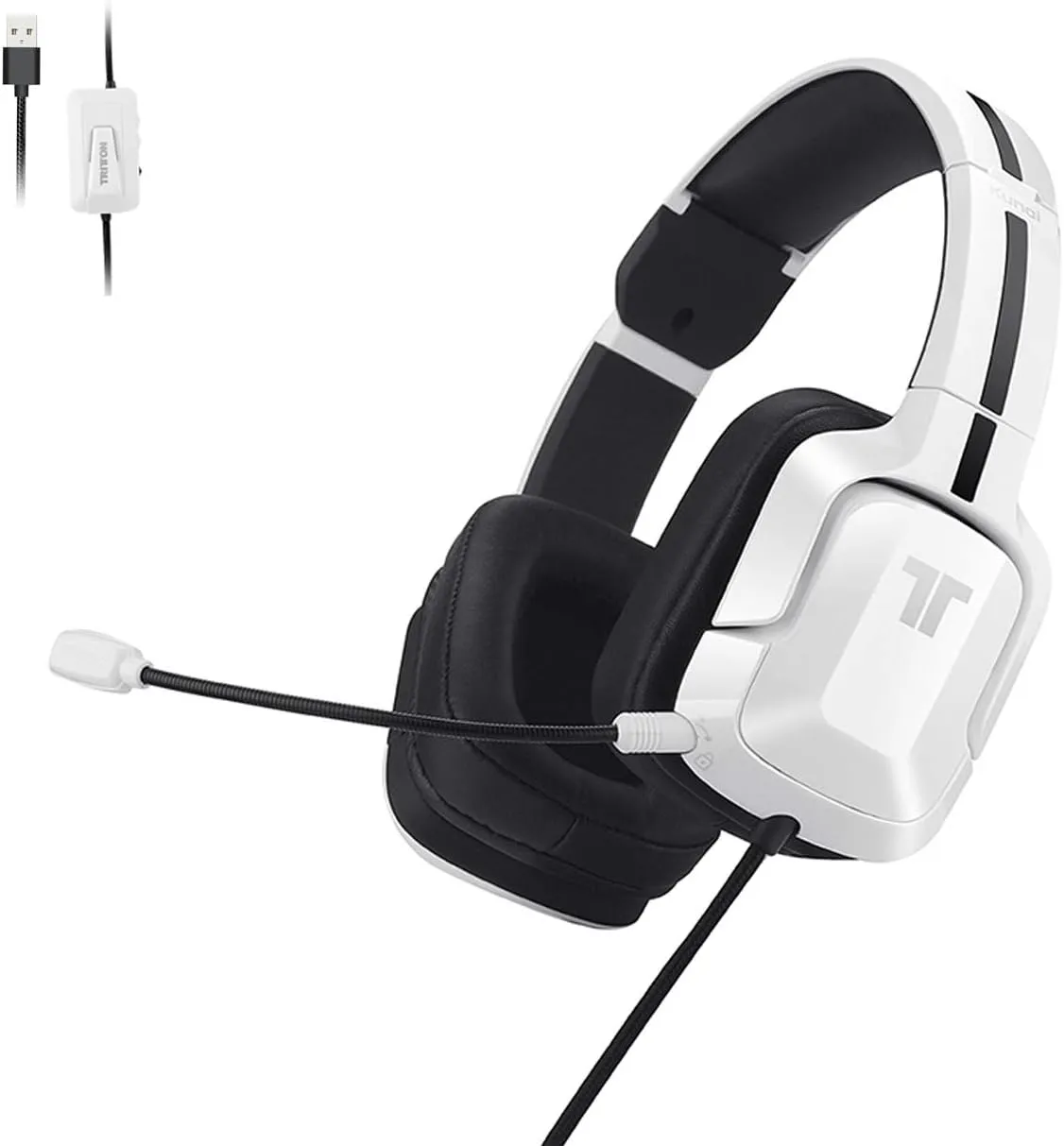 TRITTON Kunai Pro 7.1 Virtual Surround Sound PC Gaming Headset with USB Cable, Gaming Headphone with Soft Memory Earmuffs Compatible with PC, PS4, Mac, Laptop