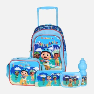 TROLLEY SCHOOL BAG 5 PIECES SET (16 INCH)