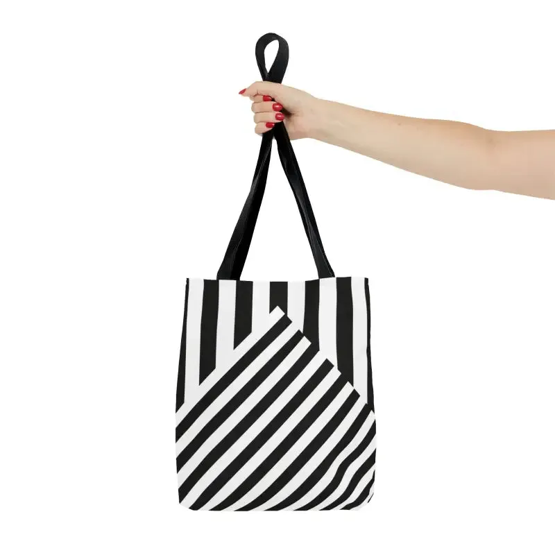 Turn Heads with the Ultimate Black Striped Tote Bag