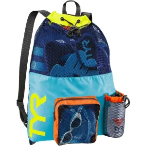 TYR Big Mesh Mummy Backpack - Blue/Yellow