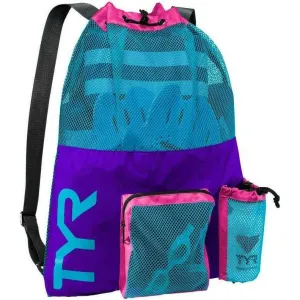 TYR Big Mesh Mummy Backpack - Purple/Blue