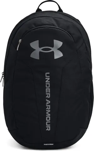 Under Armour Hustle Lite Backpack, (001) Black / Black / Pitch Gray, One Size Fits All