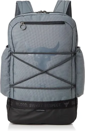 Under Armour UA Project Rock Brahma Backpack Training Bag, Black / Black / Pitch Gray, Free Size