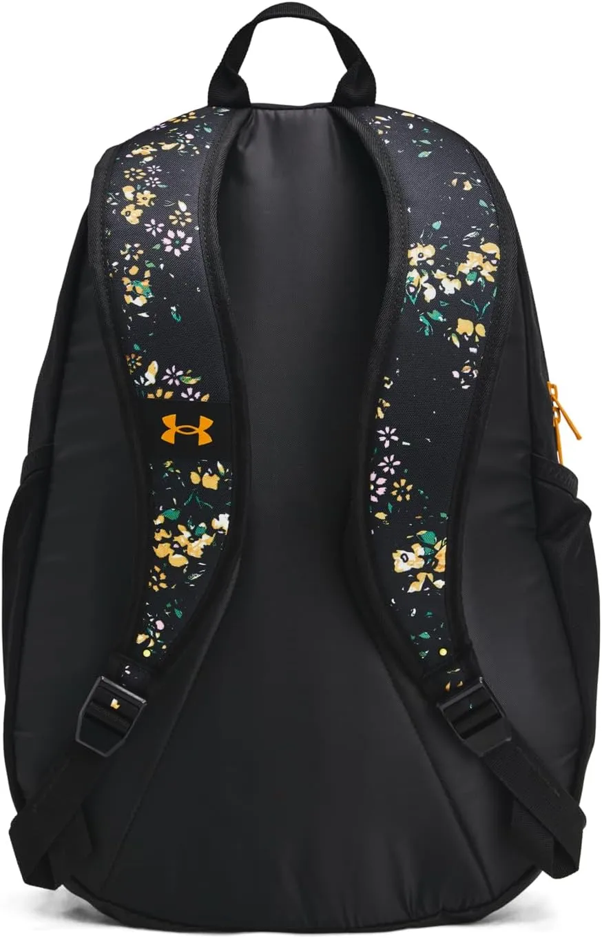 Under Armour Unisex-Adult Hustle Sport Backpack, (024) Black/Black/White Clay, One Size Fits All