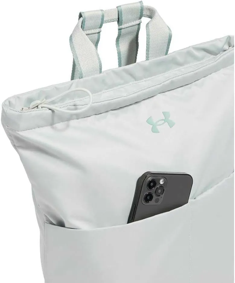 Under Armour Womens Studio Lite Backpack, (377) Hydro Green / / Silica Green, One Size Fits Most