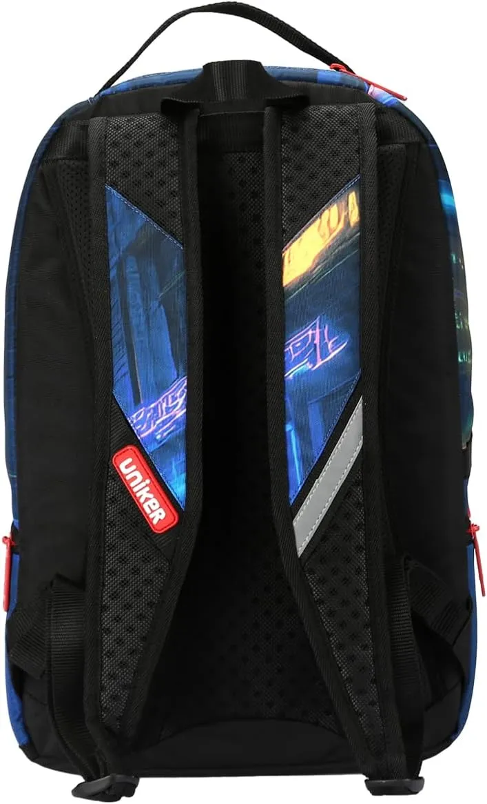 UNIKER Travel Laptop Backpack,Graffiti Backpack for Work,Designer Laptop Backpack for 15.6 Inch,Water Resistant Bag (Light)