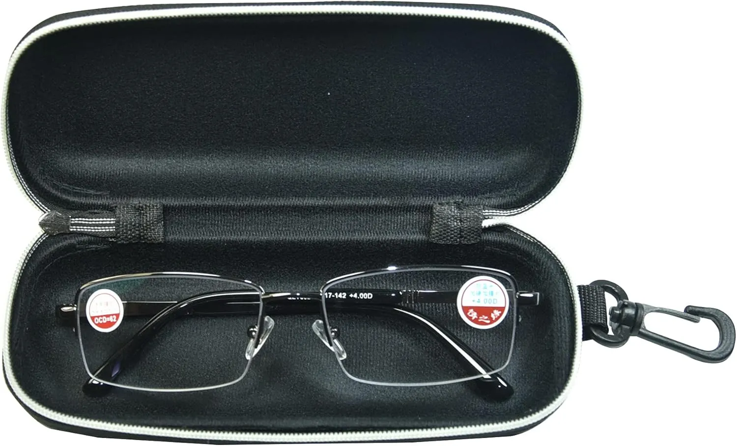 Unisex Semi-Hard Shell Eyeglasses Cases(3 Pack), Protective Case For Glasses