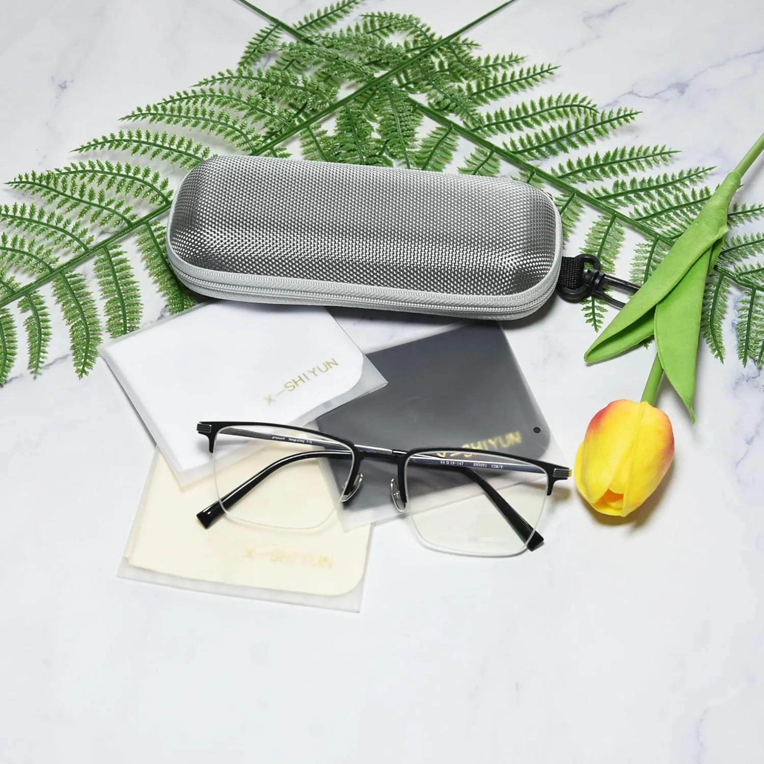 Unisex Semi-Hard Shell Eyeglasses Cases(3 Pack), Protective Case For Glasses