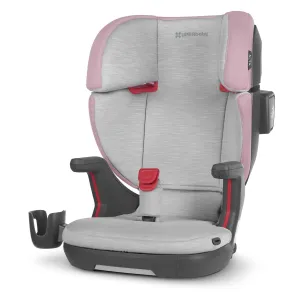 UPPAbaby Alta V2 High Back Booster Seat/Seven-Position, Active Support Headrest for Growing Children/SecureFit Integrated Belt Guide   Positioner/Cup Holder Included/Iris (Grey Mélange/Lavender)