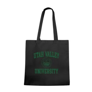 UVU Utah Valley University Wolverines Institutional Seal Tote Bag