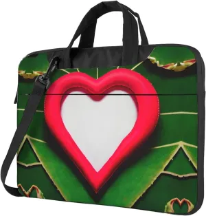 Valentine'S Day Love Laptop Bag - Shockproof & Stylish Laptop Handbag For Unique And Safe Laptop Transportation