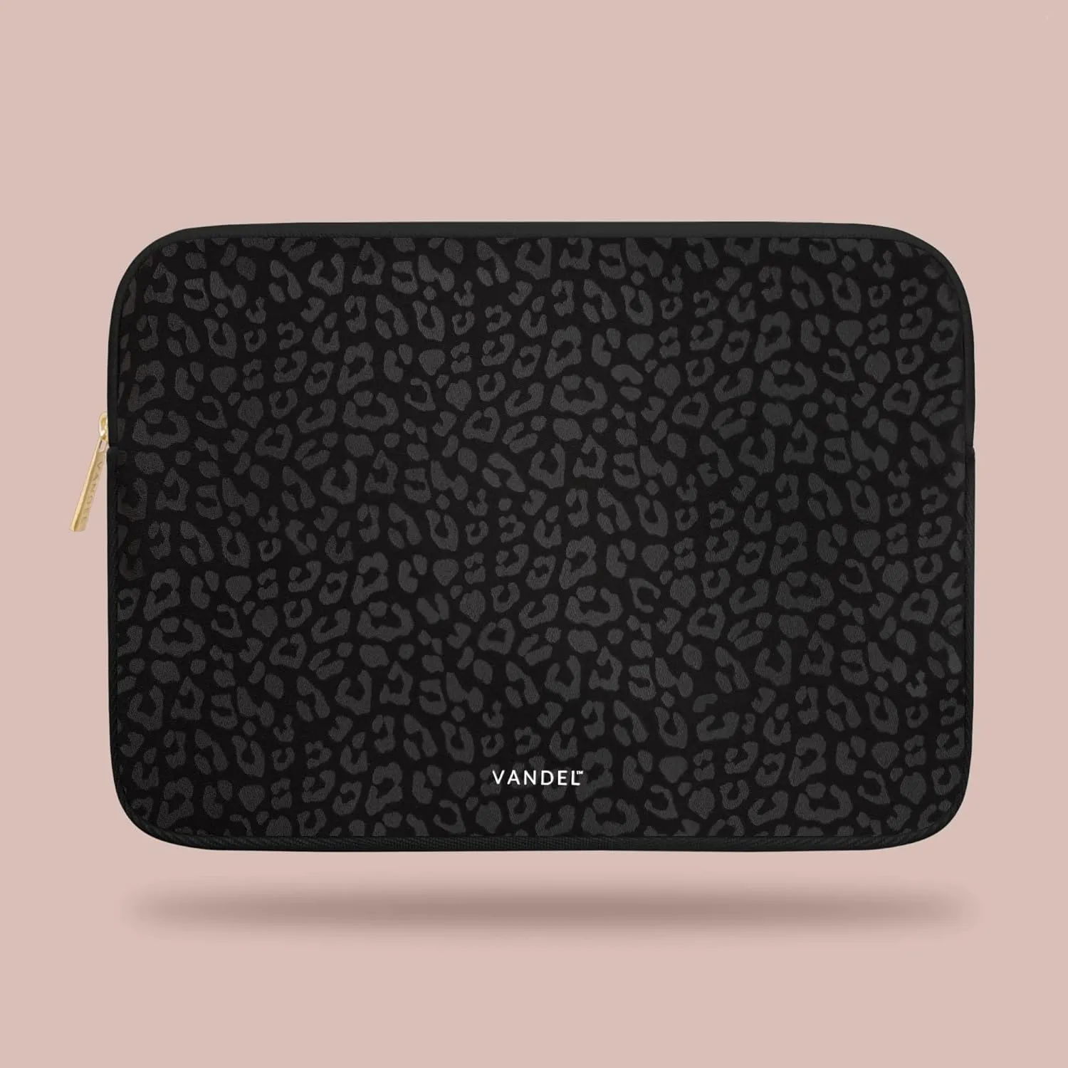 Vandel MacBook Air 13 inch Laptop Sleeve, Fits 13-13.3 inch Laptops: Neoprene MacBook Air & Pro Case, Chromebook, HP Soft Cover | Thin Computer Carrying Bag, Black Leopard Mac (M1 & M2) Pouch