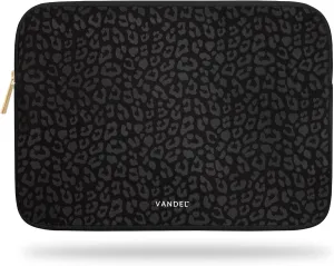 Vandel MacBook Air 13 inch Laptop Sleeve, Fits 13-13.3 inch Laptops: Neoprene MacBook Air & Pro Case, Chromebook, HP Soft Cover | Thin Computer Carrying Bag, Black Leopard Mac (M1 & M2) Pouch