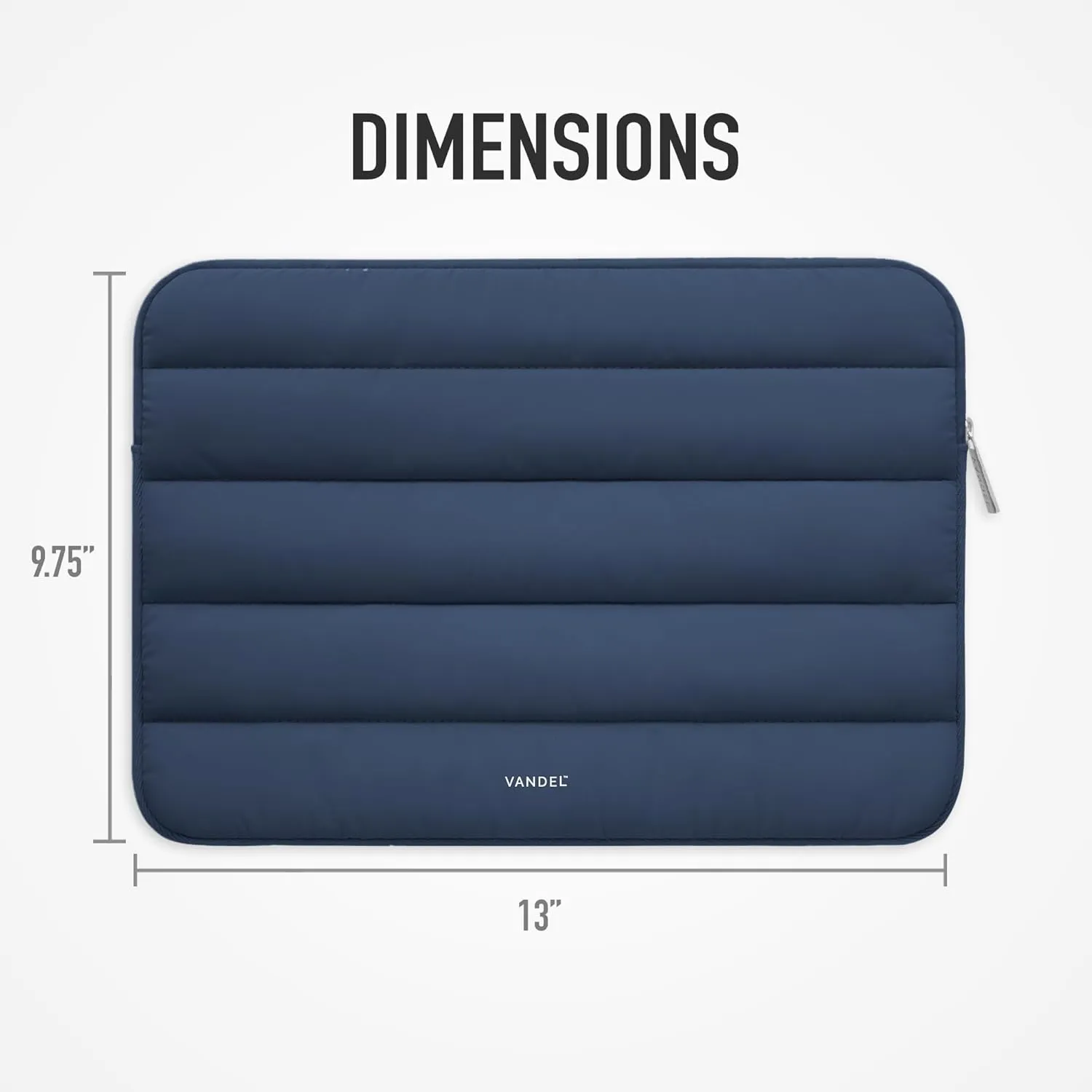 VANDEL The Original Puffy Laptop Sleeve Case, 13-14 inch Laptop Sleeve Bag, Laptop Case 13.3 Inch, Compatible with MacBook Air/Pro 13 / Pro 14, iPad Pro 12.9, HP Dell ASUS, Computer Bag Cover