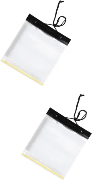 VANZACK Pcs Pouch for Beach Travel Outdoor Map Bag Self-sealing Closure Stationery Bag Sack against Sand Salt