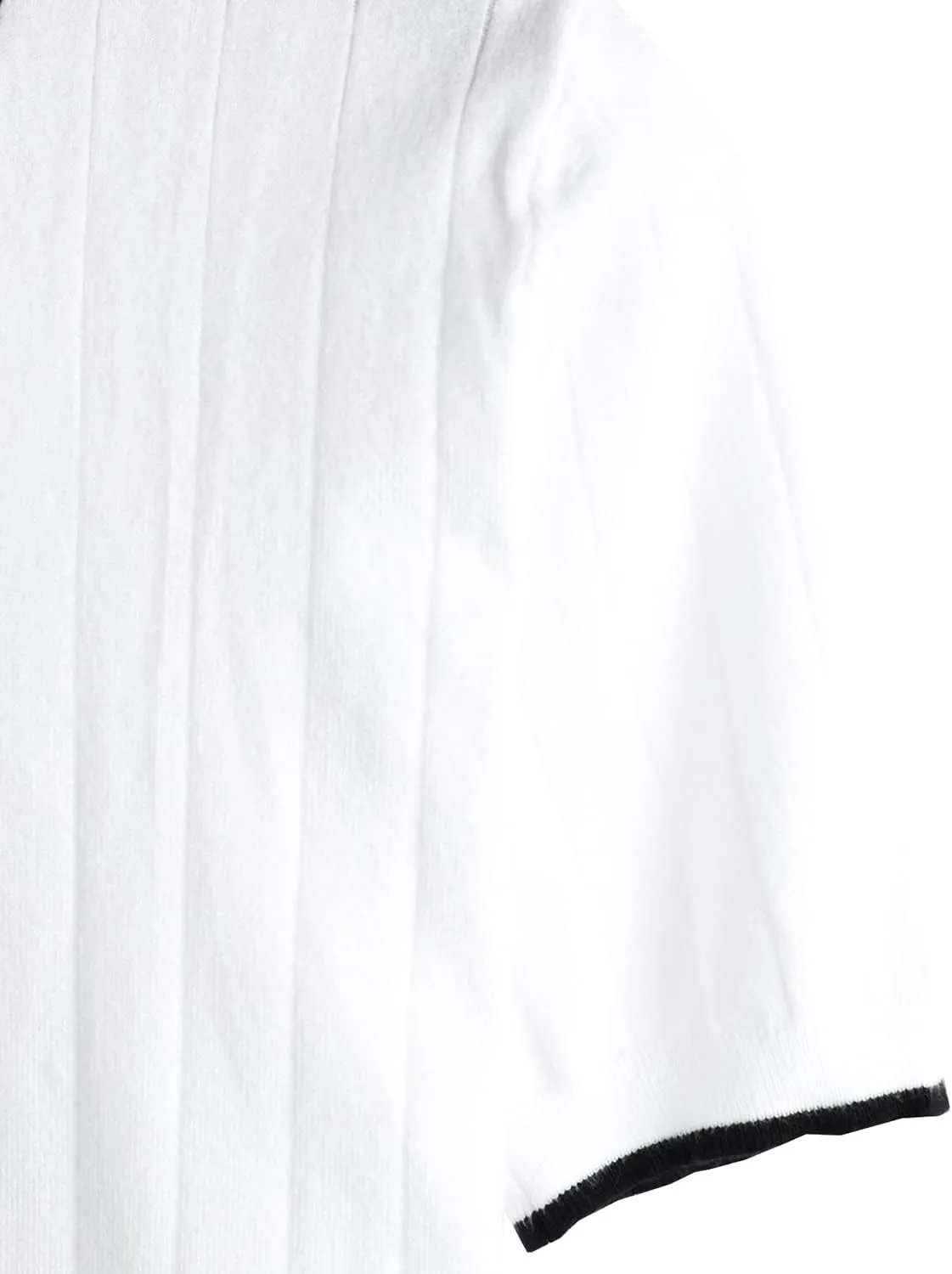 VATPAVE Mens Knit Polo Shirts Casual Short Sleeve Classic Ribbed Golf Shirt