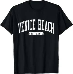 Venice Beach California CA College University Style T-Shirt