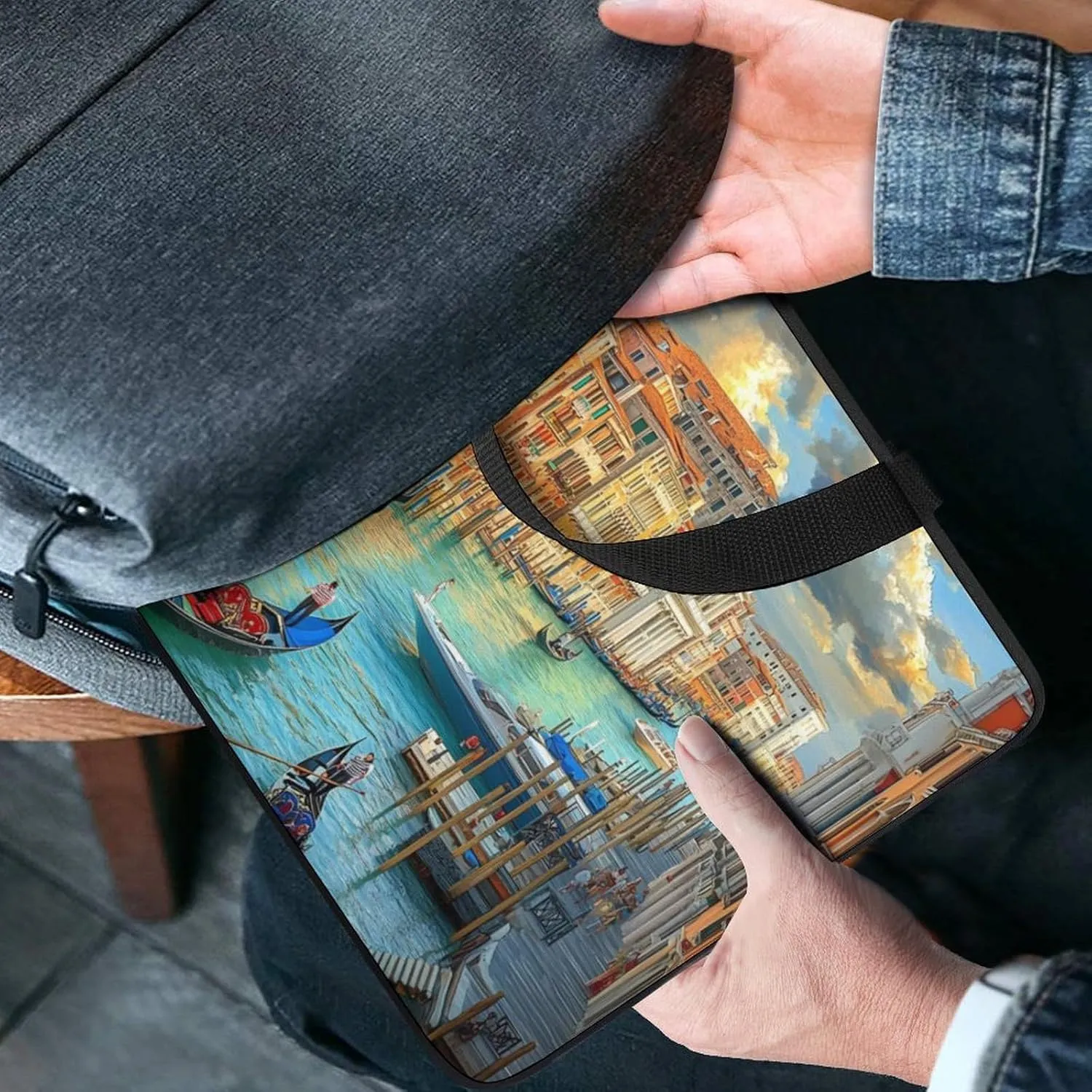Venice Grand Canal Funny Laptop Bag Sleeve Portable Computer Carrying Case Cover Unisex 17inch