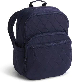 Vera Bradley Women's Performance Twill Large Bancroft Backpack, Peacoat, One Size