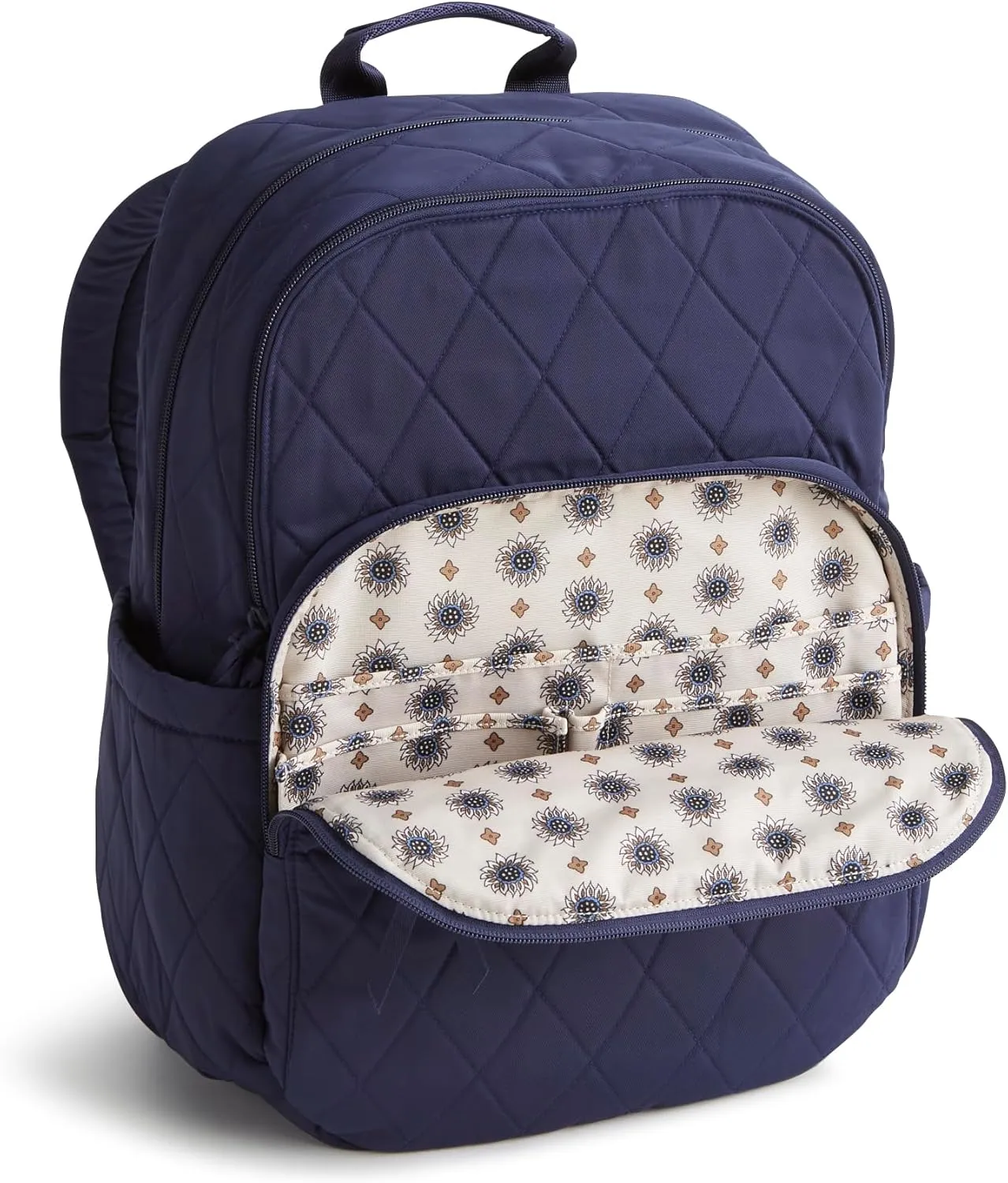 Vera Bradley Women's Performance Twill Large Bancroft Backpack, Peacoat, One Size
