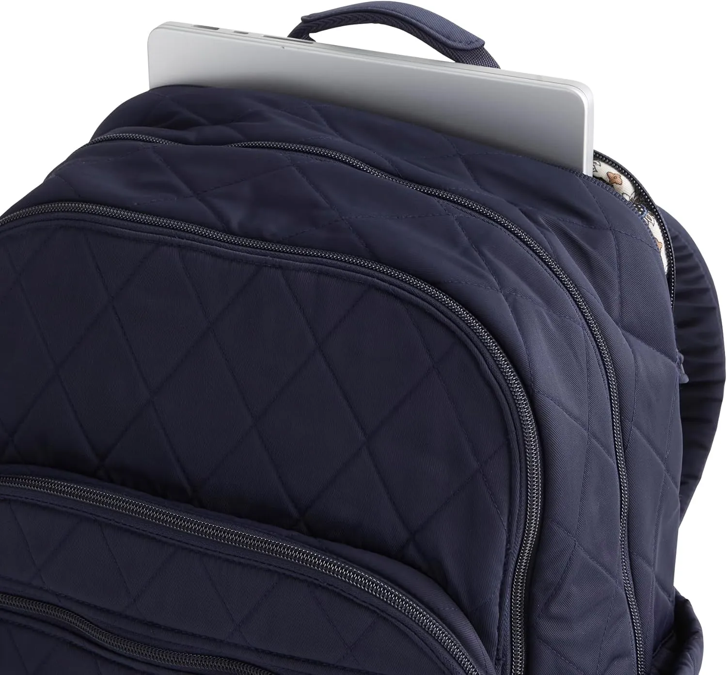 Vera Bradley Women's Performance Twill Large Bancroft Backpack, Peacoat, One Size