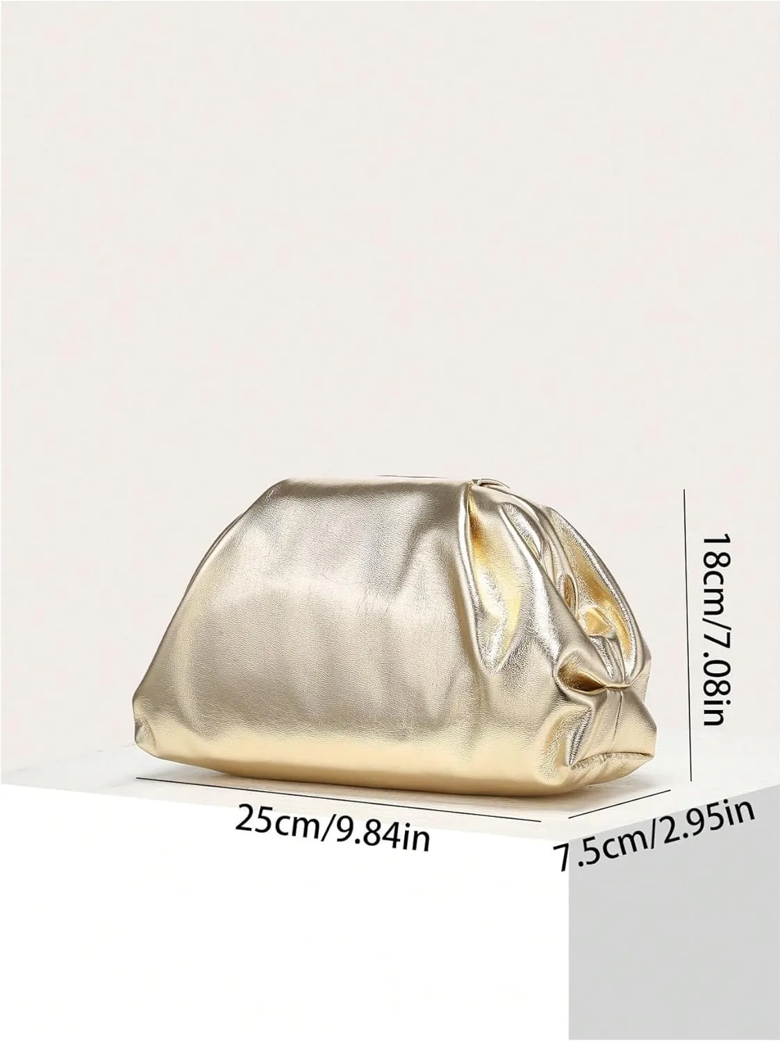 Verdusa Women's Straw Woven Clutch Handbags Striped Dumpling Clutch Purses