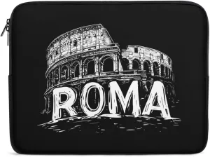Vintage Roman Architecture Casual Laptop Bag Sleeve Cover Computer Carrying Case for Office Travel 12inch
