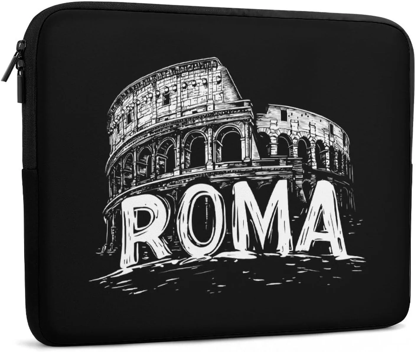 Vintage Roman Architecture Casual Laptop Bag Sleeve Cover Computer Carrying Case for Office Travel 12inch