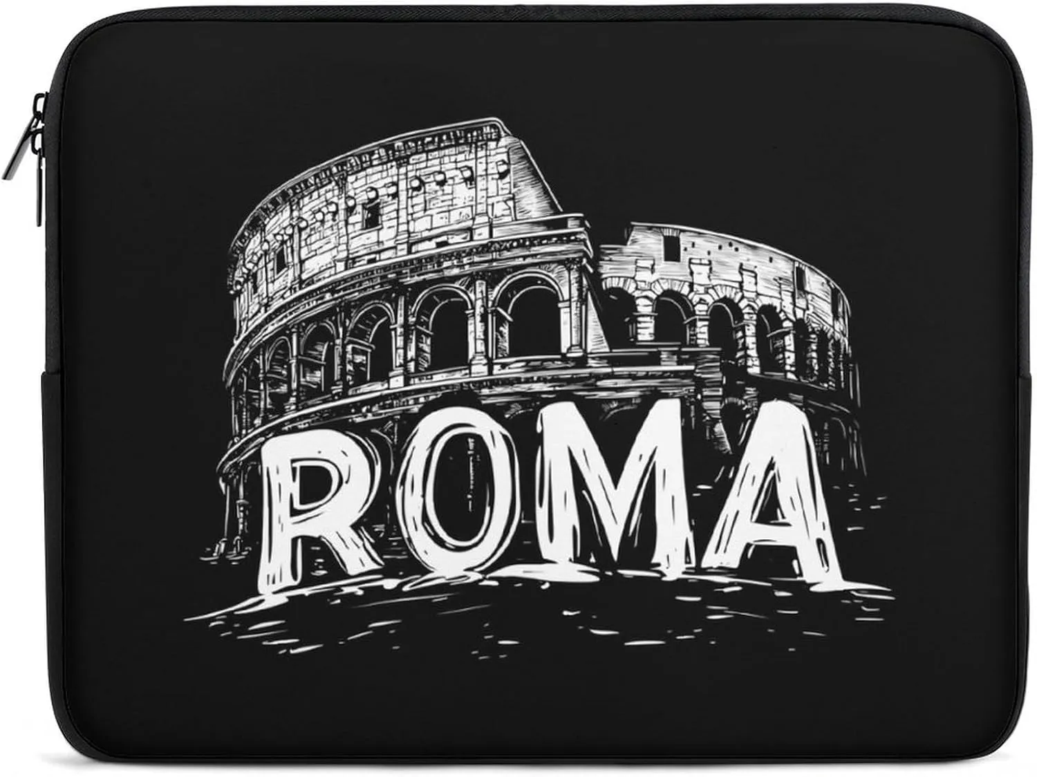 Vintage Roman Architecture Casual Laptop Bag Sleeve Cover Computer Carrying Case for Office Travel 15inch