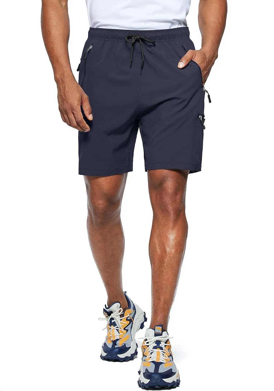 Viodia Men's Hiking Cargo Shorts Stretch Quick Dry Lightweight Shorts for Men Fishing Athletic Shorts with Pockets