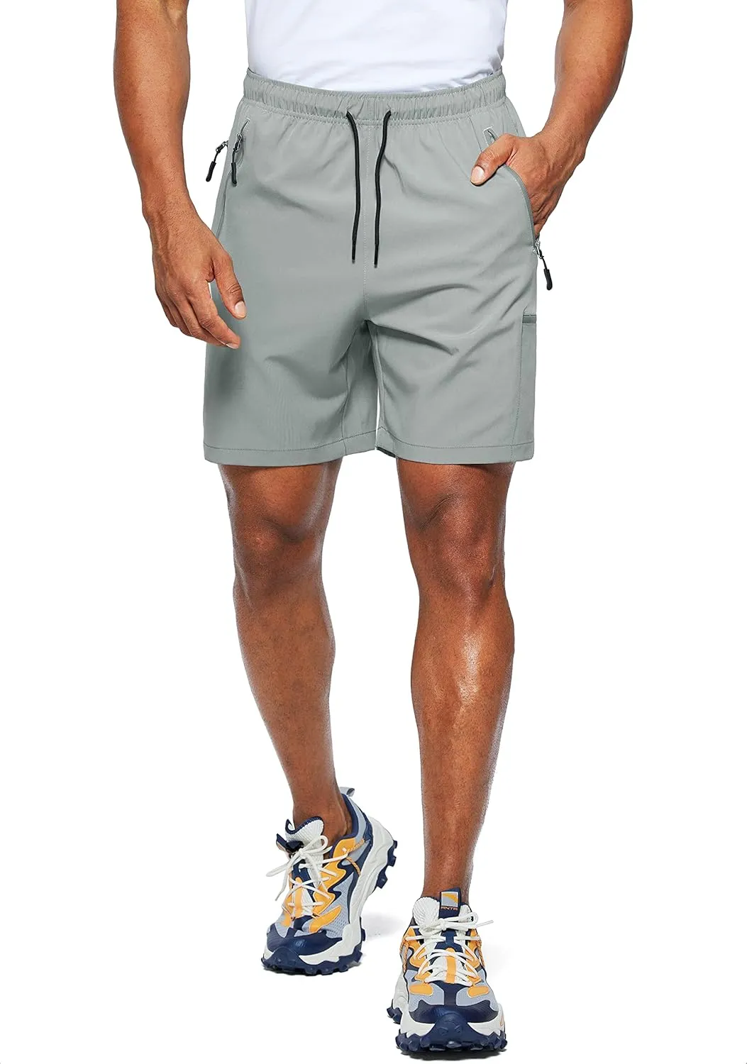 Viodia Men's Hiking Cargo Shorts Stretch Quick Dry Lightweight Shorts for Men Fishing Athletic Shorts with Pockets