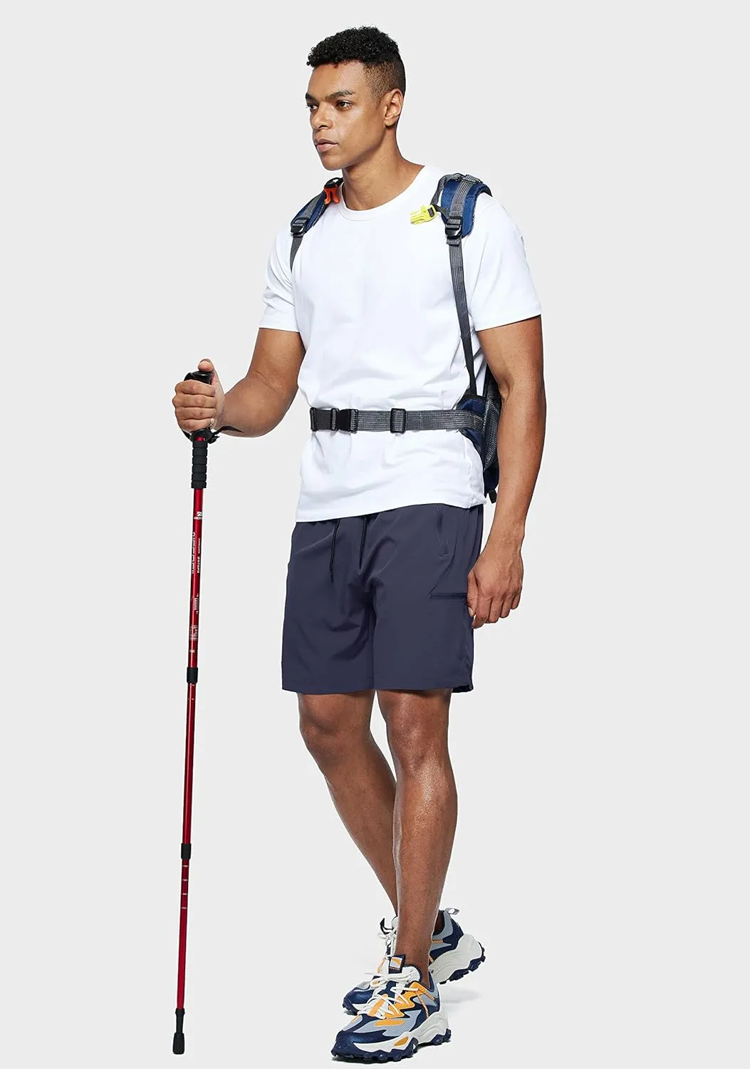 Viodia Men's Hiking Cargo Shorts Stretch Quick Dry Lightweight Shorts for Men Fishing Athletic Shorts with Pockets