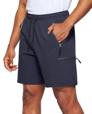 Viodia Men's Hiking Cargo Shorts Stretch Quick Dry Lightweight Shorts for Men Fishing Athletic Shorts with Pockets