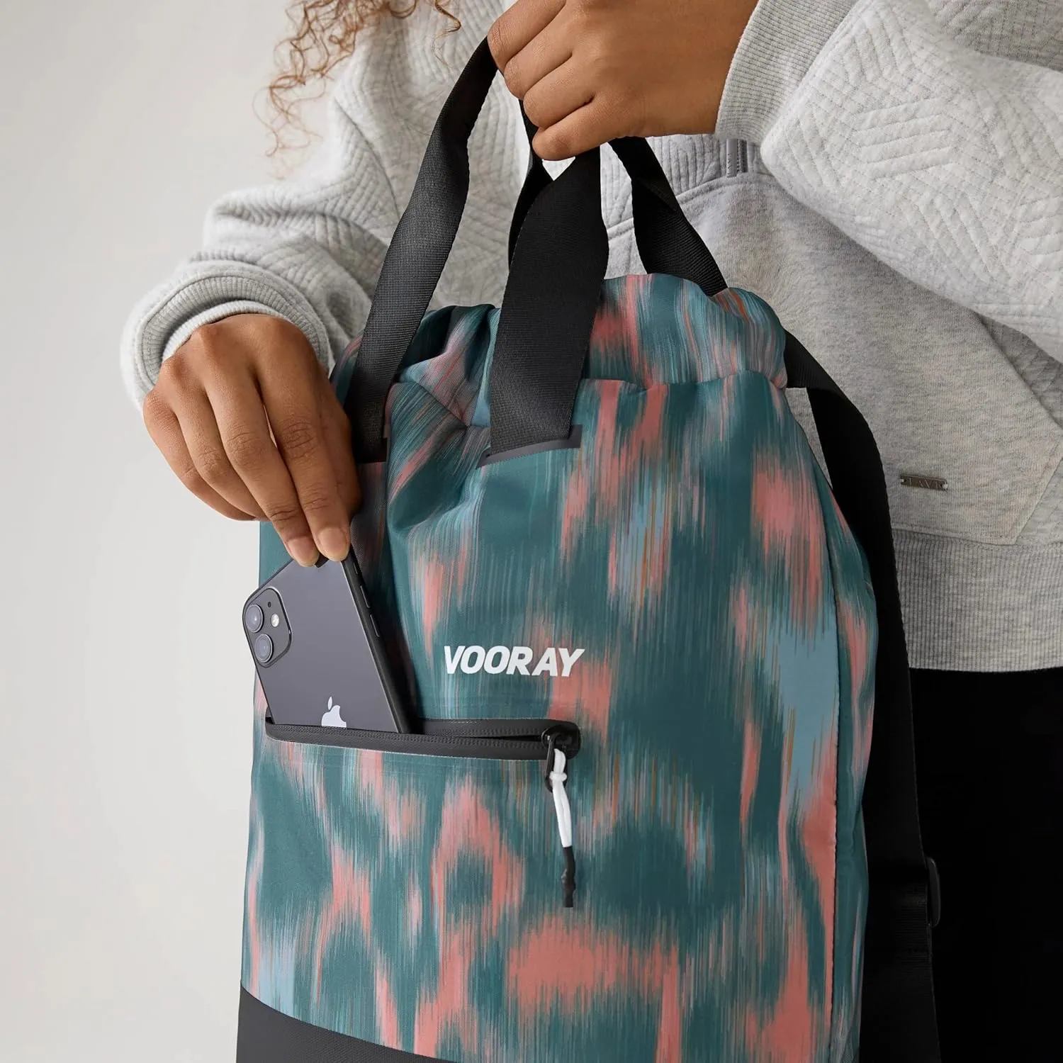VOORAY Flex Cinch Backpack Ikat Tie Dye