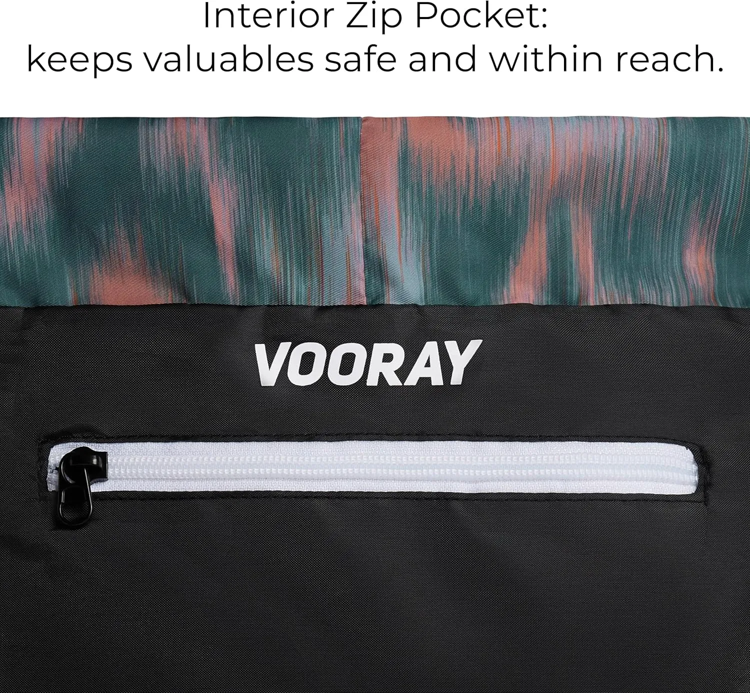 VOORAY Flex Cinch Backpack Ikat Tie Dye