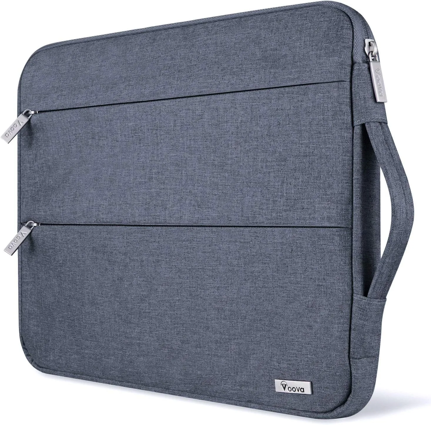 Voova 13 13.6 Inch Laptop Sleeve Case Compatible with MacBook Air/MacBook Pro 13 M2/M1,13.5 Surface Laptop 5/4, Surface Pro X / 9/8, iPad Pro 12.9,Waterproof Computer Bag Cover with Handle,Dark Grey