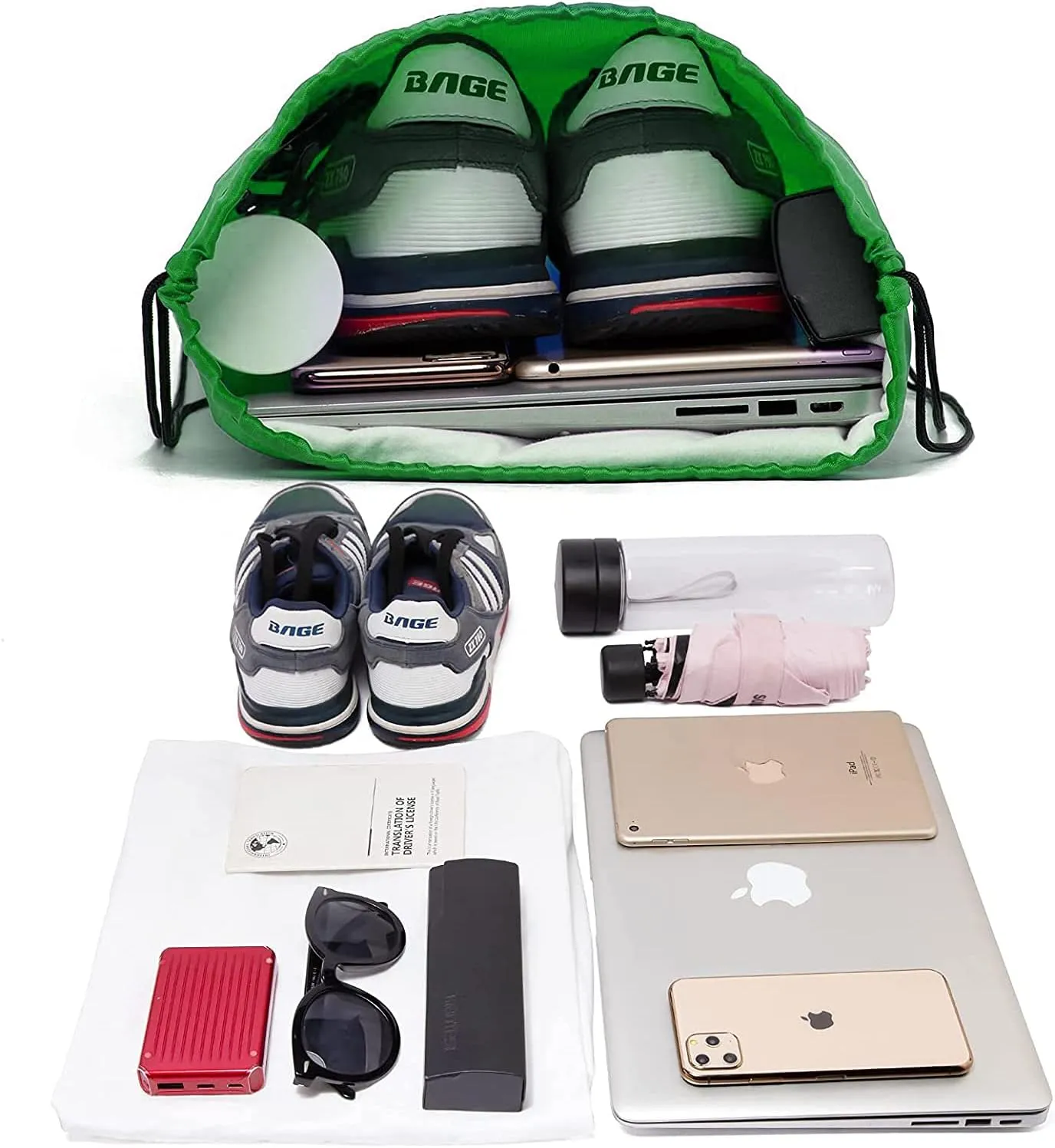 Vorspack Drawstring Backpack 20 Pieces for Party Gym Sport Trip