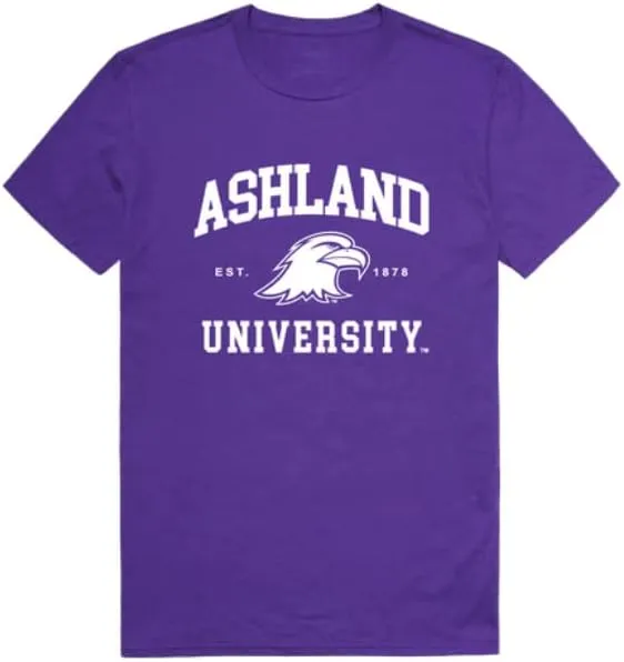 W Republic 526-476-PUR-02 Ashland University Eagles Seal College T-Shirt Purple - Medium